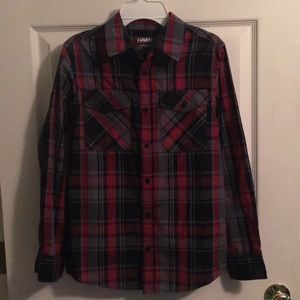 Tony Hawk Plaid Button Down